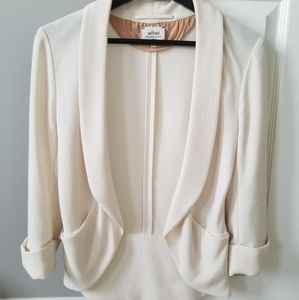 Aritzia Wilfred Chevalier Cream Jacket